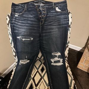 American Eagle plus size stretch jeans, worn once. Size 24, good condition